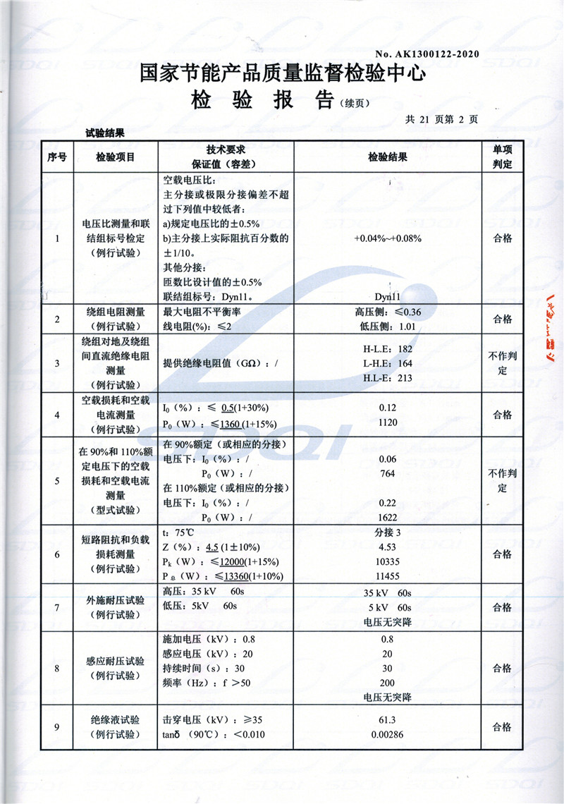 高低压试验报告-S11-1250梁河梁河梁河油浸式变压器-2.jpg